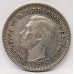 AUSTRALIA 1951 . SIXPENCE . ERROR . MAJOR PLANCET FLAW